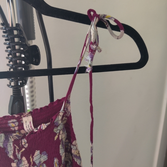 Free People flower maxi smocked dress - Picture 2 of 6